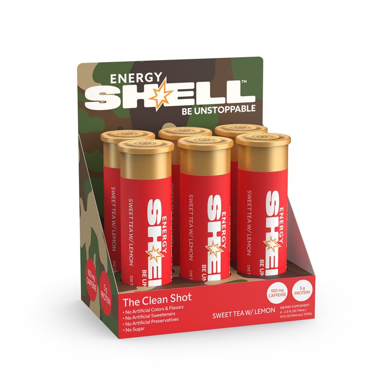 Energy Shell™ Sweet Tea 6-pack